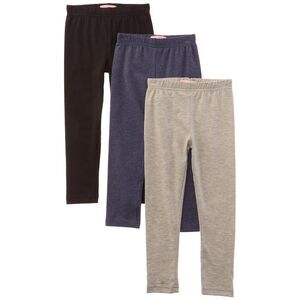 Freestyle Girls  Heather Denim 3Pk Legging, Black